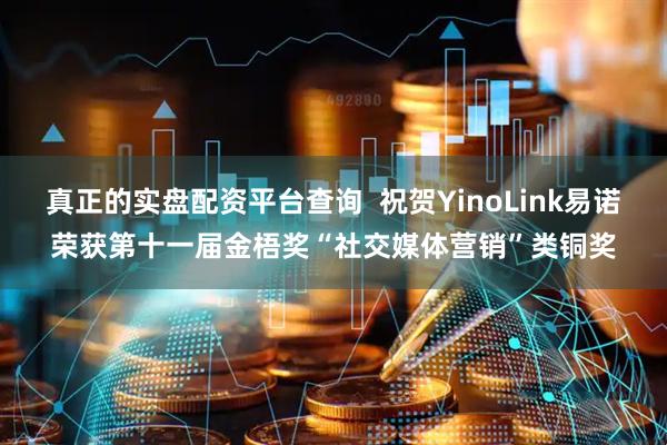 真正的实盘配资平台查询  祝贺YinoLink易诺荣获第十一届金梧奖“社交媒体营销”类铜奖