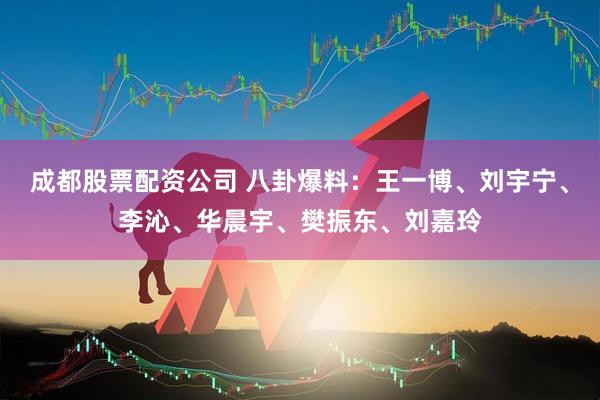 成都股票配资公司 八卦爆料：王一博、刘宇宁、李沁、华晨宇、樊振东、刘嘉玲